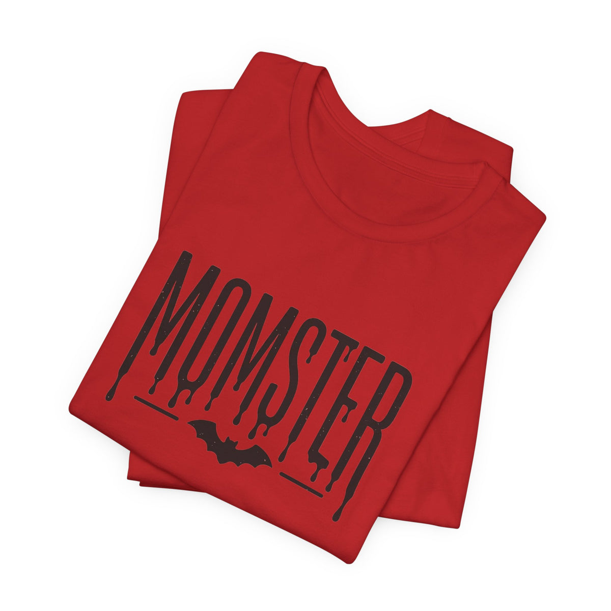Momster Bat Drip Tee | Halloween Momster Shirt, Spooky Lettering