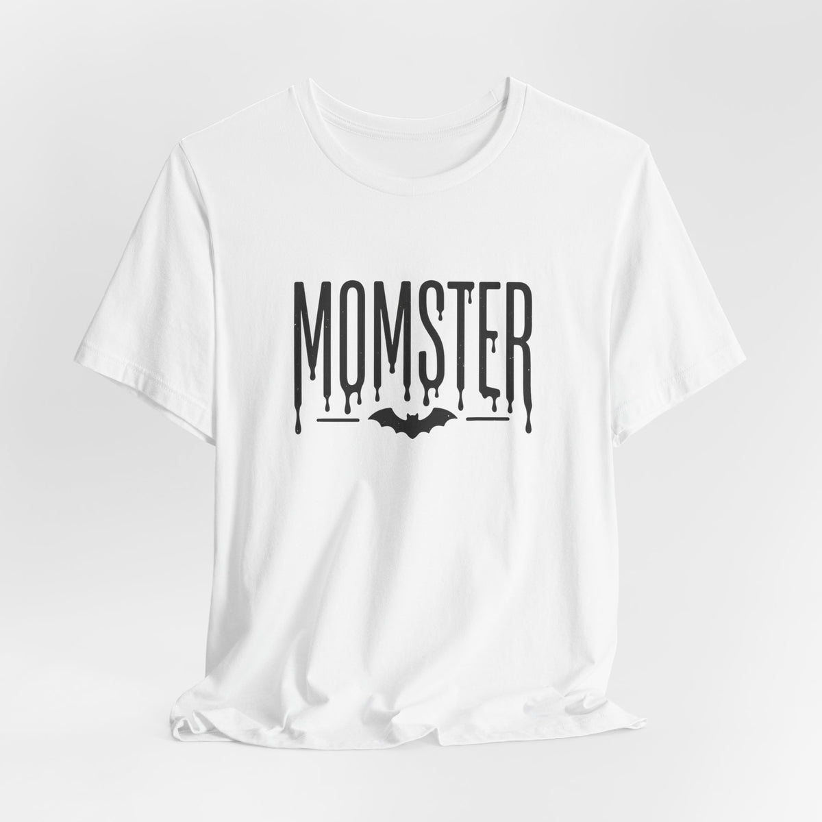 Momster Bat Drip Tee | Halloween Momster Shirt, Spooky Lettering