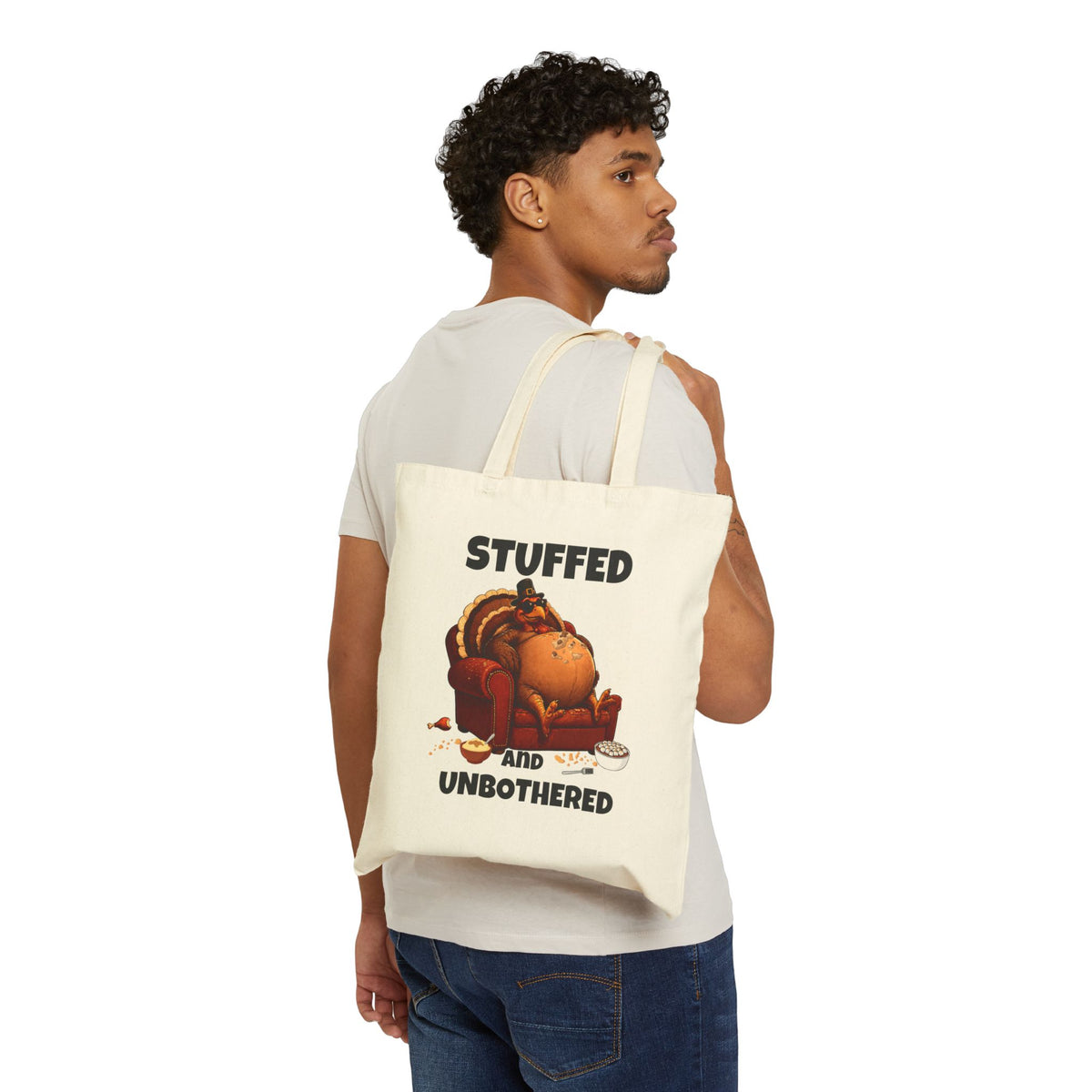 Stuffed and Unbothered Tote Bag