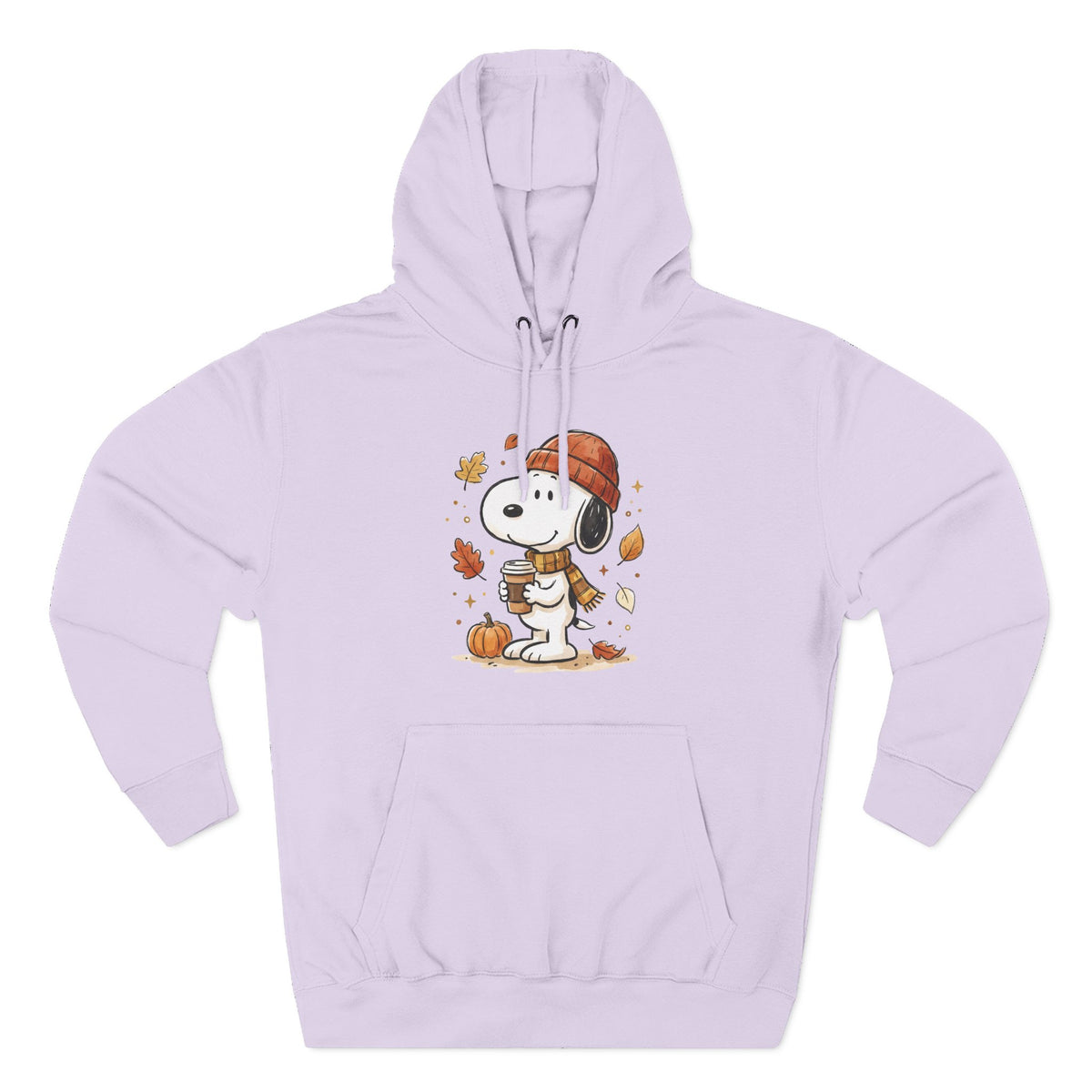 Three-Panel Fleece Hoodie