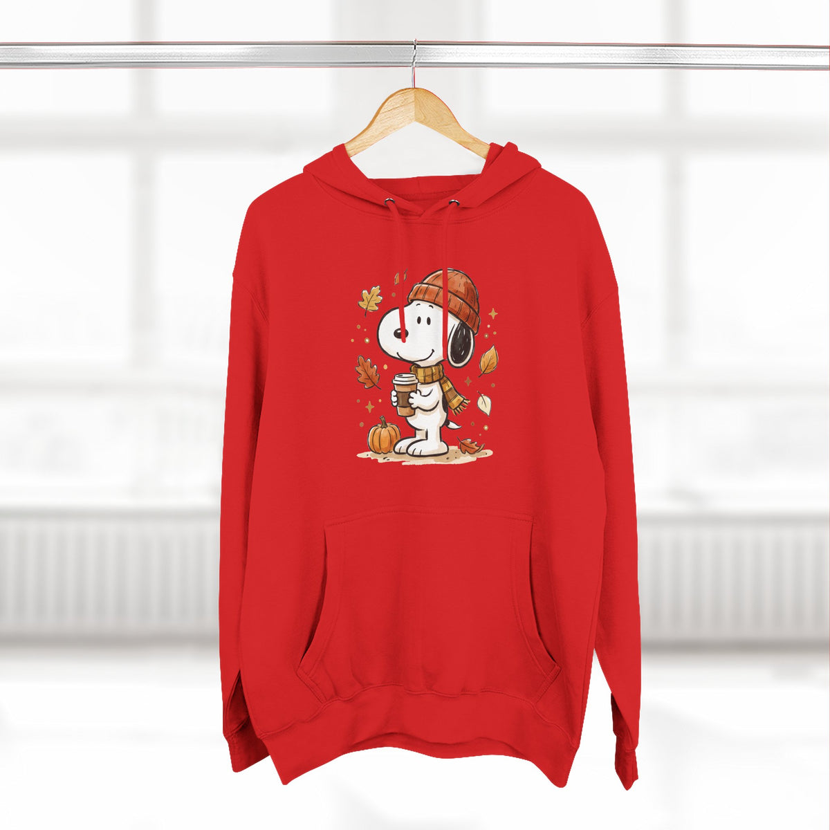 Three-Panel Fleece Hoodie