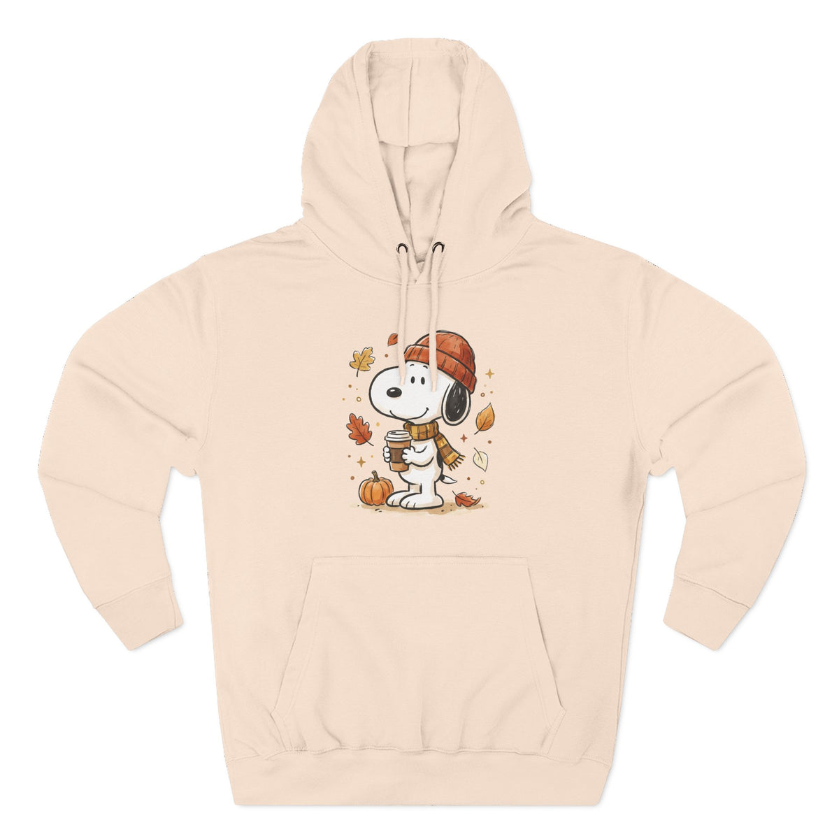 Three-Panel Fleece Hoodie