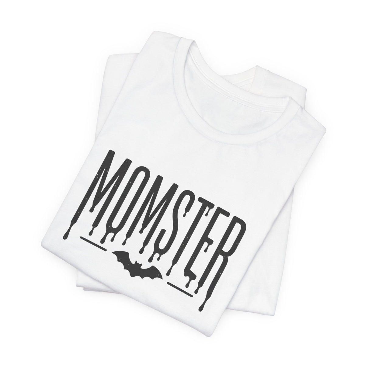 Momster Bat Drip Tee | Halloween Momster Shirt, Spooky Lettering