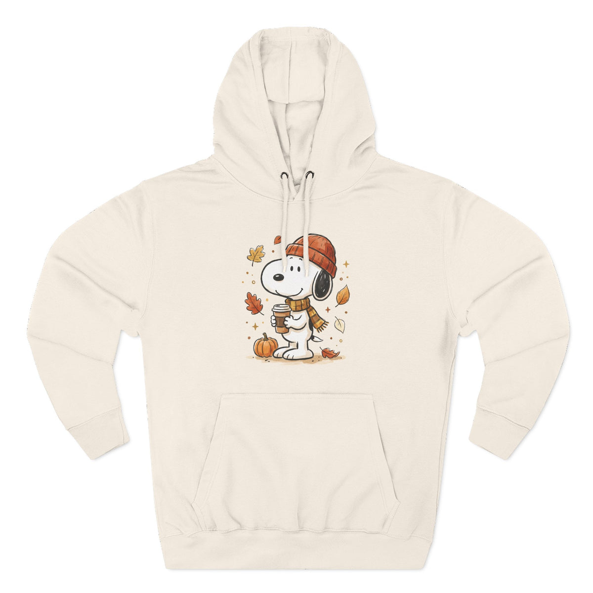 Three-Panel Fleece Hoodie