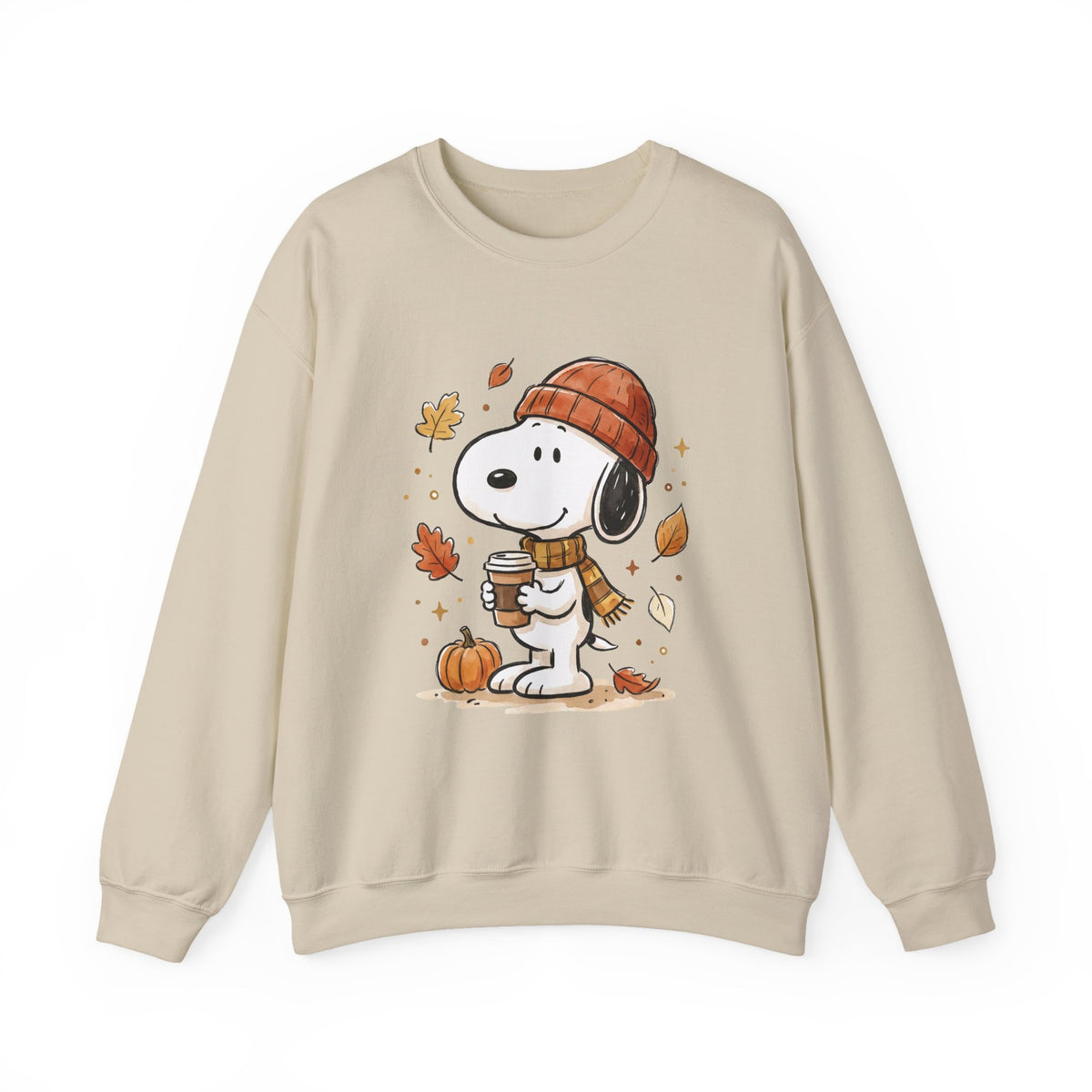 Snoopy Autumn Coffee Crewneck Sweatshirt