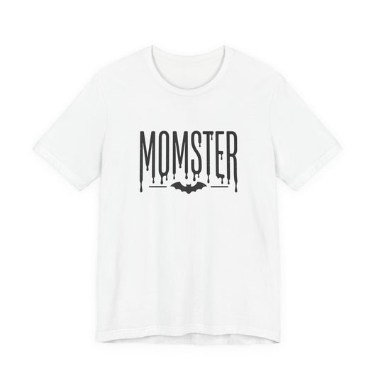 Momster Bat Drip Tee | Halloween Momster Shirt, Spooky Lettering