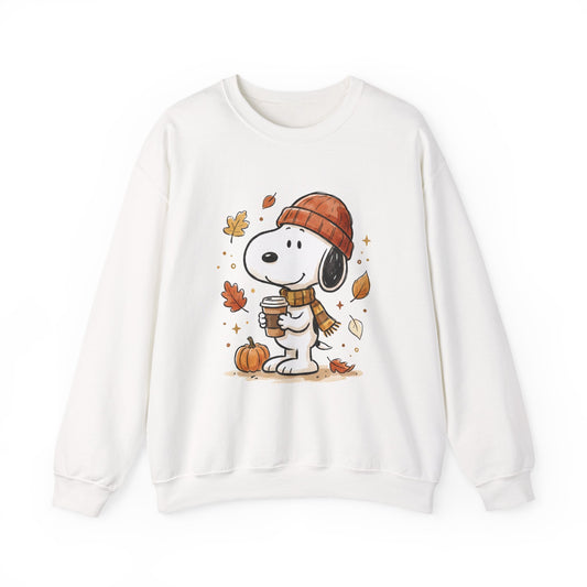 Snoopy Autumn Coffee Crewneck Sweatshirt