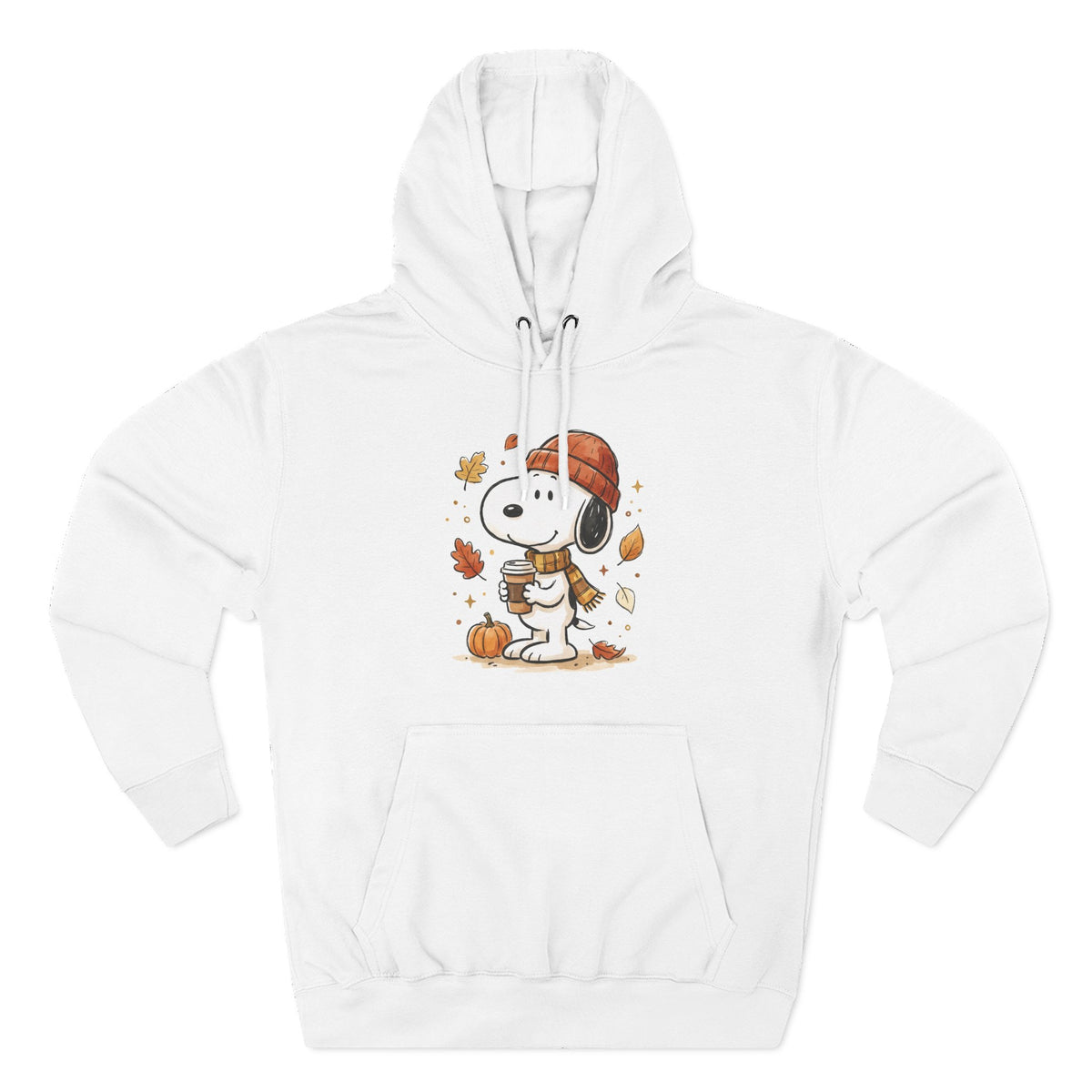 Three-Panel Fleece Hoodie
