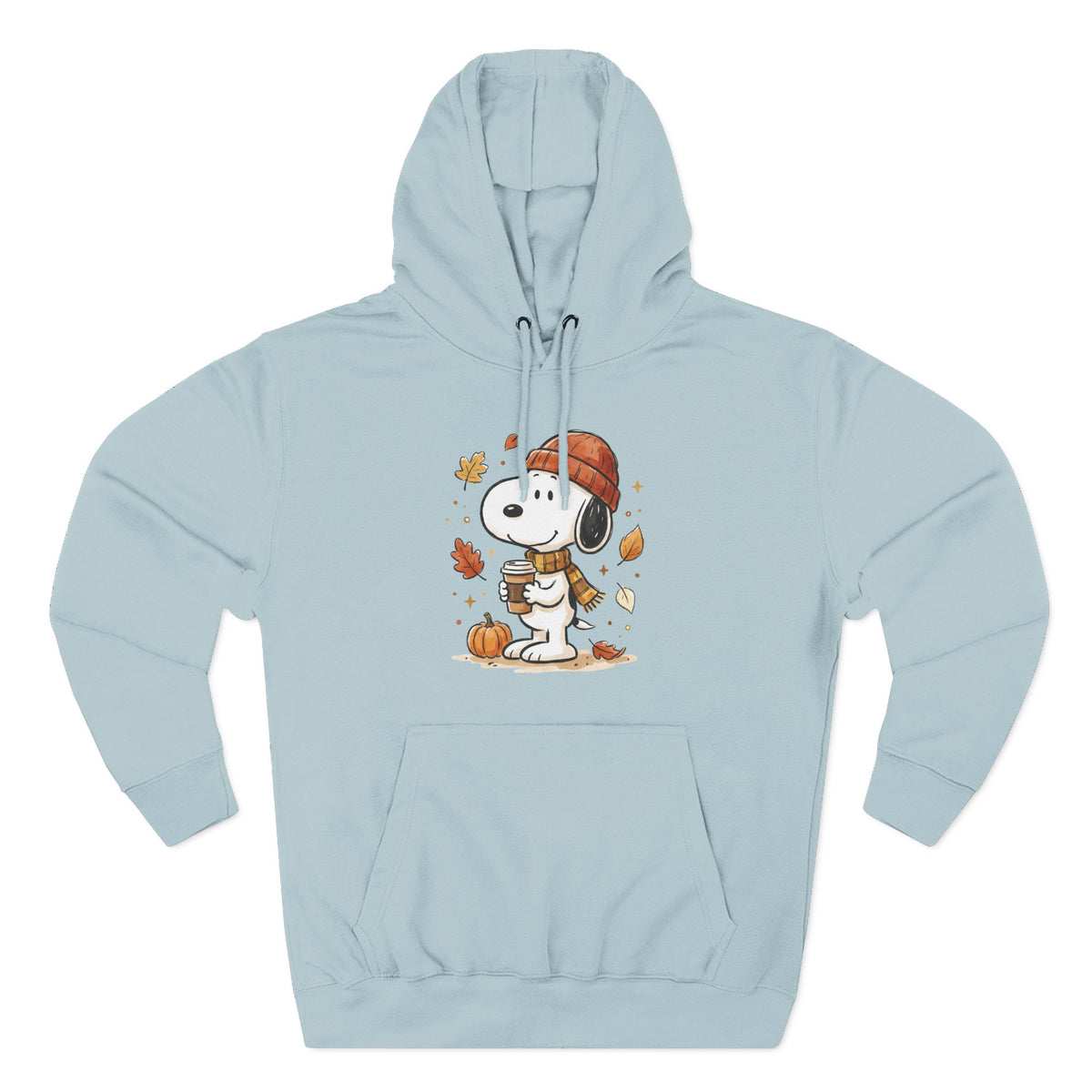 Three-Panel Fleece Hoodie
