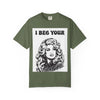 I Beg Your, T-Shirt | Retro Glam Woman Portrait, Vintage 70s Illustration
