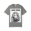 I Beg Your, T-Shirt | Retro Glam Woman Portrait, Vintage 70s Illustration