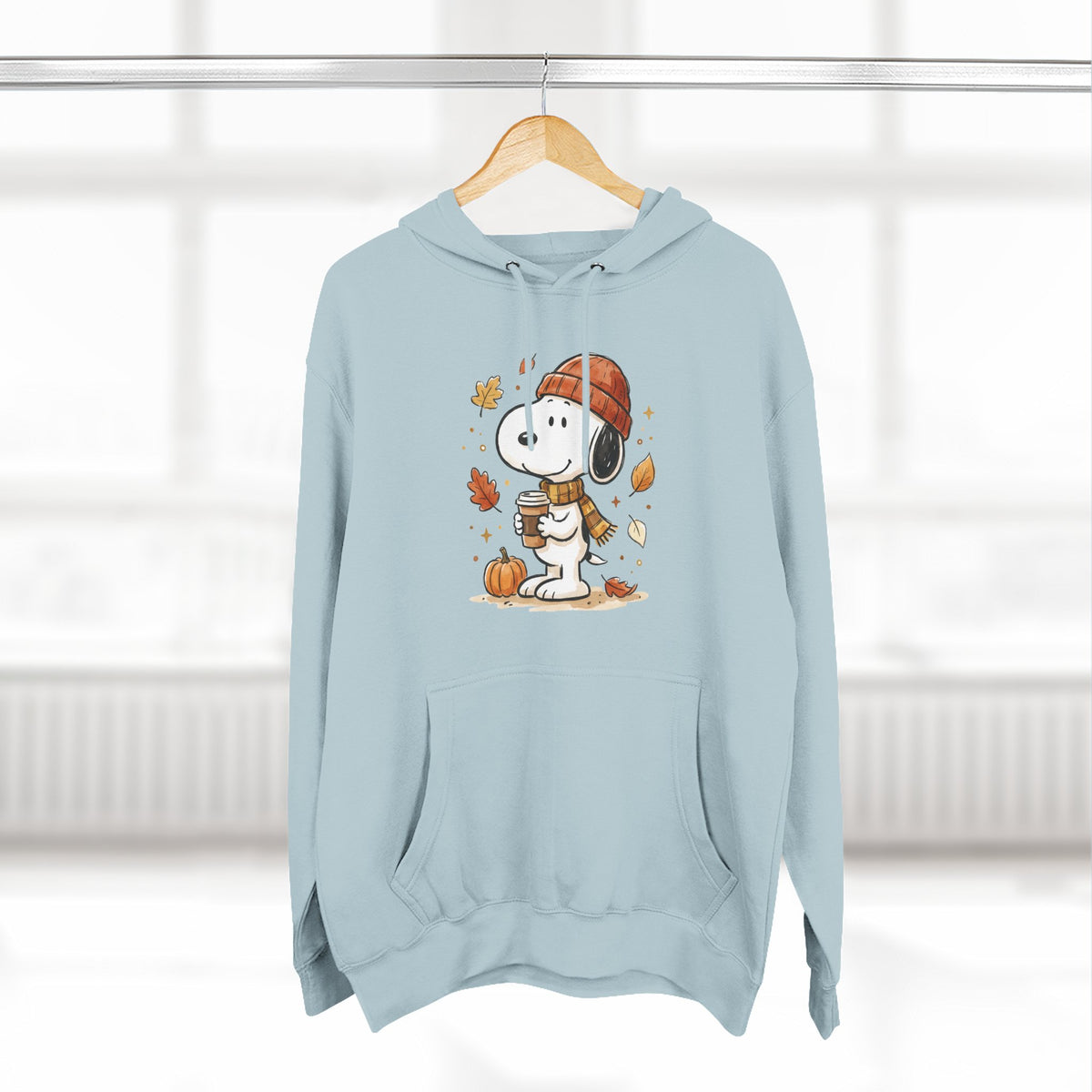 Three-Panel Fleece Hoodie