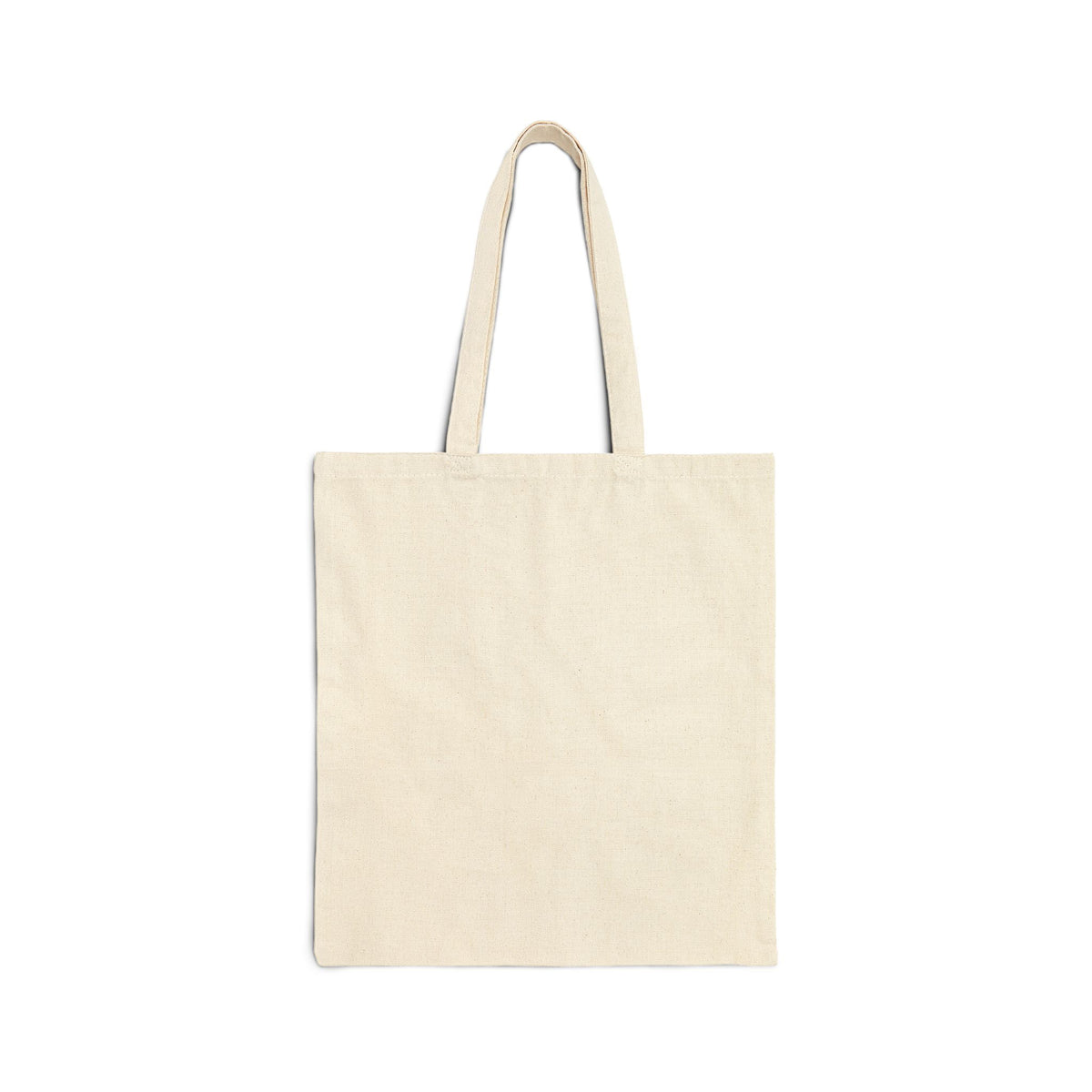 Canvas Tote Bag — Minimal Skeleton & Red Balloon Illustration ("Well, hi")