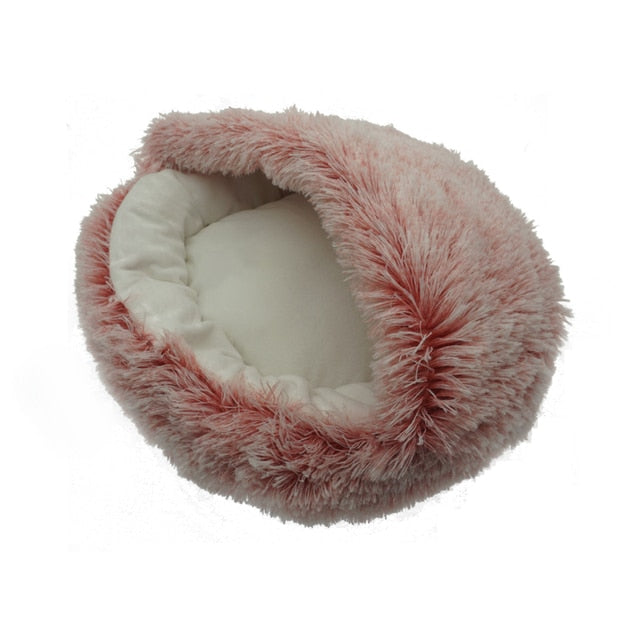 Cozy Plush 2-in-1 Pet Bed — Calming Donut Bed for Dogs & Cats
