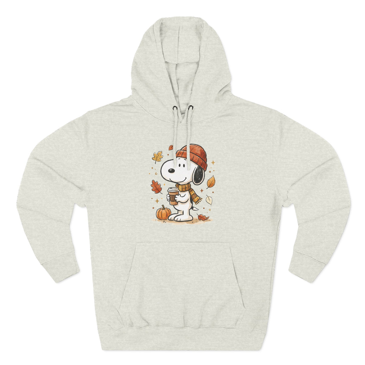 Three-Panel Fleece Hoodie
