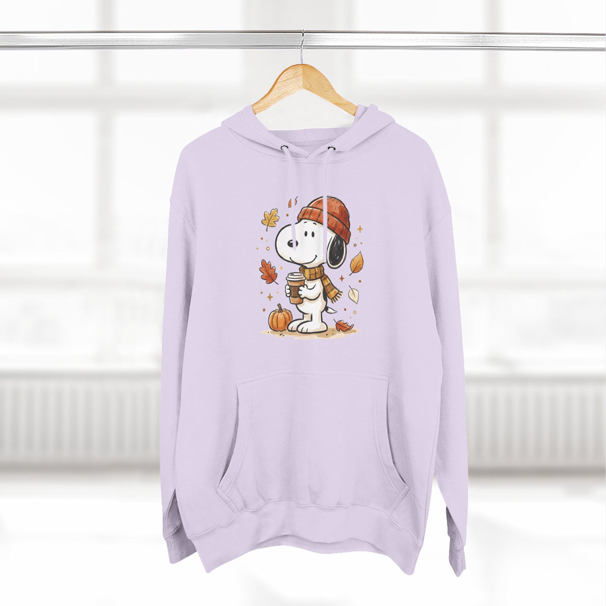 Three-Panel Fleece Hoodie