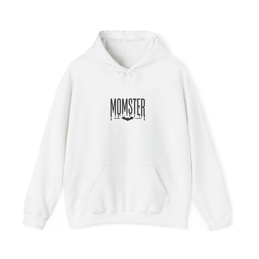 Momster Gothic Lettering Hoodie | Halloween mom sweatshirt, bats