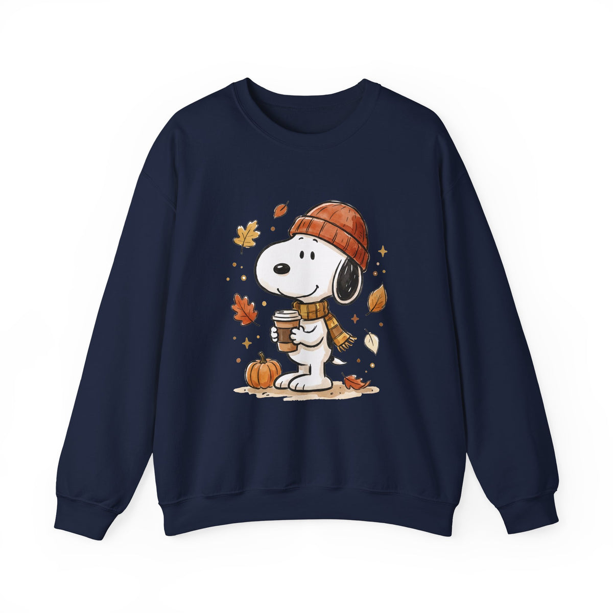 Snoopy Autumn Coffee Crewneck Sweatshirt
