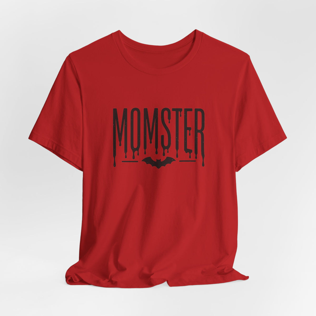 Momster Bat Drip Tee | Halloween Momster Shirt, Spooky Lettering