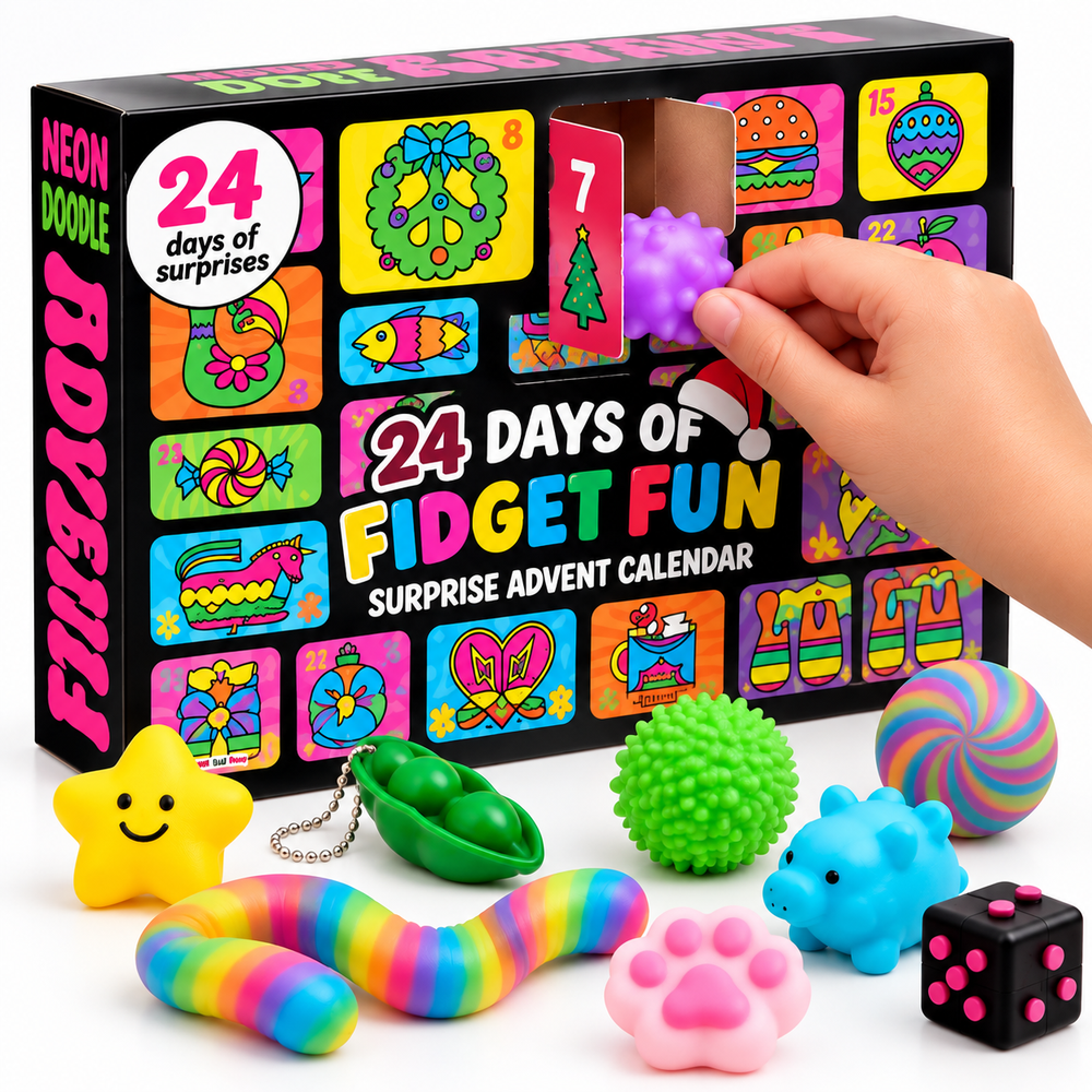 24-Day Fidget Toy Advent Calendar for Kids